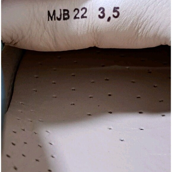 Marc Joseph Madison Leather Nubuck Loafers Big Kid Size 3.5 Green w/ Gold Stars - Picture 8 of 16